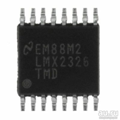 Лот: 15403599. Фото: 1. Синтезатор частоты LMX2326TMD... Микросхемы