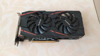 Лот: 17586000. Фото: 1. Видеокарта gigabyte rx480 gaming... Видеокарты