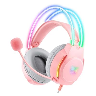 Лот: 24493503. Фото: 1. Игровые наушники Onikuma X26 Pink... Наушники, гарнитуры