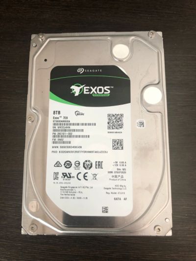 Лот: 21089635. Фото: 1. Жесткий диск Seagate Exos 8Tb. Жёсткие диски (HDD)