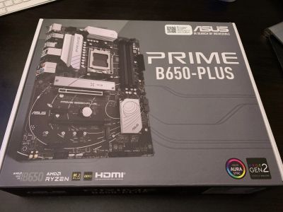 Лот: 19679927. Фото: 1. Asus B650 Plus AM5 новая запечатанная... Материнские платы