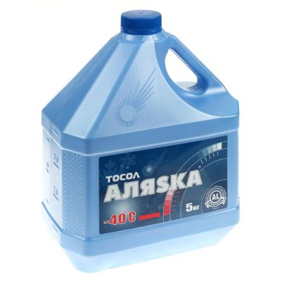 Лот: 24088043. Фото: 1. Тосол Аляsка, А-40, 5 кг, 7296. Масла, жидкости