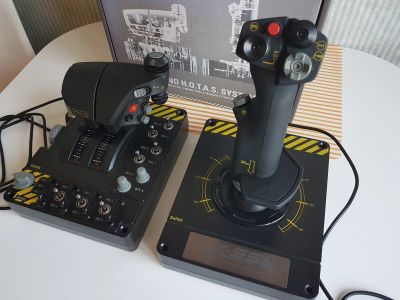 Лот: 13508148. Фото: 1. Джойстик Saitek X-55 Rhino H.O... Рули, джойстики