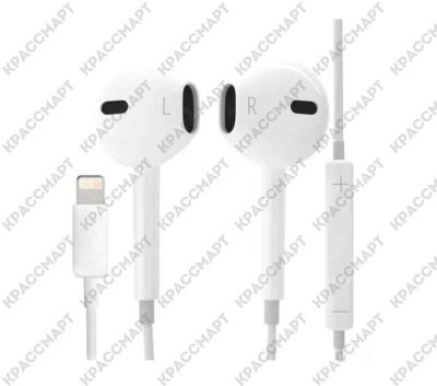Лот: 15100708. Фото: 1. Наушники Apple EarPods (Lightning... Красноярск