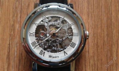 Лот: 1165042. Фото: 1. часы skeleton белого цвета. с... Другие наручные часы