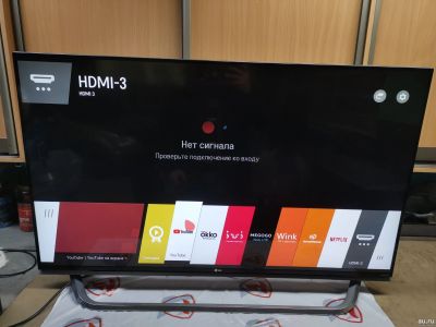 Лот: 15421091. Фото: 1. LG 49UF8507 4K Smart-Tv 3D. Телевизоры