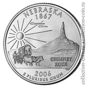 Лот: 11308262. Фото: 1. США 25 центов 2006 года. Серии... Америка