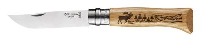 Лот: 15601981. Фото: 1. Нож Opinel №8 VRI Animalia, олень. Ножи, топоры