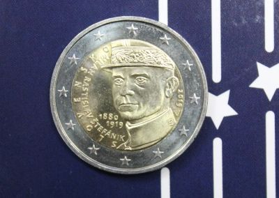 Лот: 18936659. Фото: 1. Словакия 2 евро 2019 год Ростислав... Европа