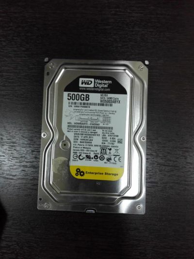 Лот: 10547740. Фото: 1. HDD WD 500Гб enterprise. Жёсткие диски (HDD)