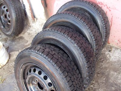Лот: 3258128. Фото: 1. 4 Колеса Falken ESPIA mv-03 165... Шины на дисках