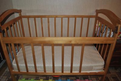 Лот: 6705295. Фото: 1. Кроватка для новорожденного и... Детские кровати и кроватки
