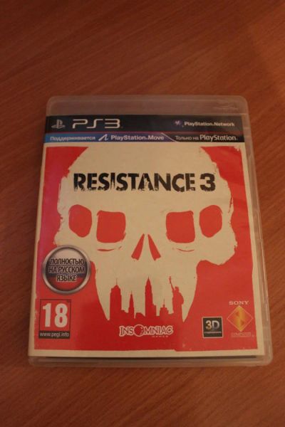 Лот: 7523240. Фото: 1. Диск Sony Playstation(PS3) Resistance... Игры для консолей