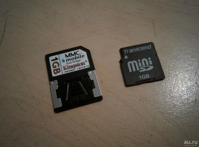 Лот: 8943375. Фото: 1. Две карты памяти MMC mobile и... Карты памяти