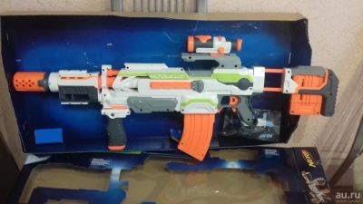 Лот: 7617005. Фото: 1. Nerf n-strike modulus ECS-10. Военная тема
