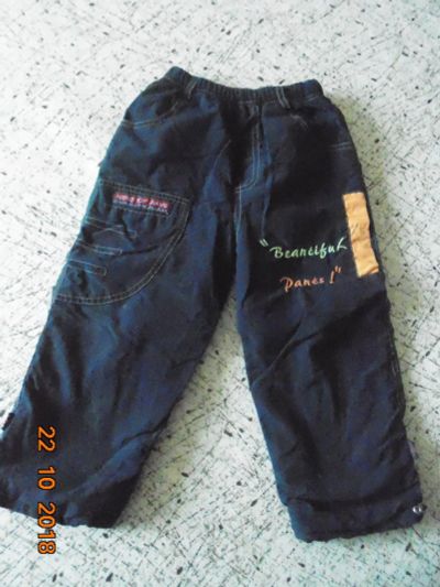 Лот: 12461694. Фото: 1. штаны теплые р.98-100 (№7). Брюки, шорты, джинсы