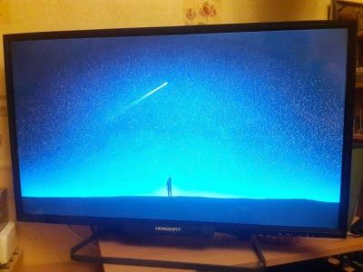 Лот: 17169921. Фото: 1. Рабочий ЖК LED-телевизор 32" Horizont... Телевизоры