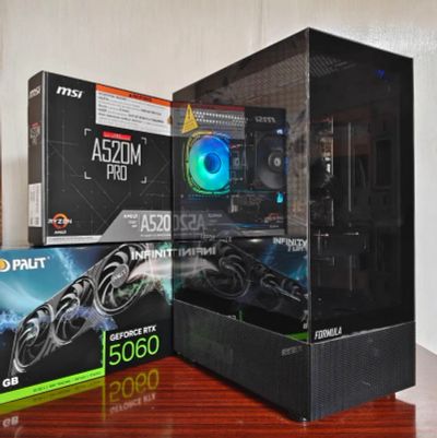 Лот: 25704306. Фото: 1. Игровой Пк RTX 5060. Компьютеры в сборе