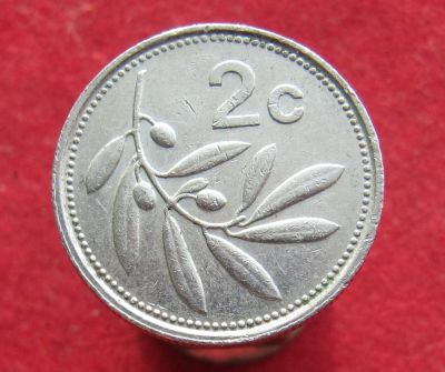 Лот: 15318790. Фото: 1. Мальта 2 цента, 1991г. Остальные страны