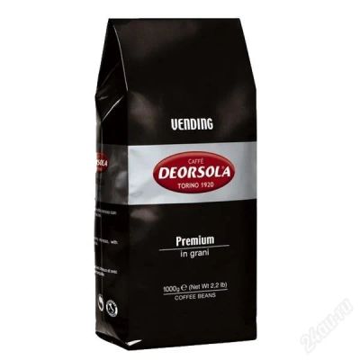 Лот: 2276150. Фото: 1. Итальянский кофе в зернах Deorsola... Чай, кофе, какао
