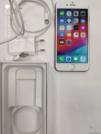 Лот: 13830228. Фото: 1. Телефон Apple iPhone 7 32Gb Red... Смартфоны