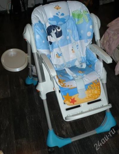 Лот: 1463810. Фото: 1. Стульчик CHICCO POLLY (Италия... Стульчики для кормления