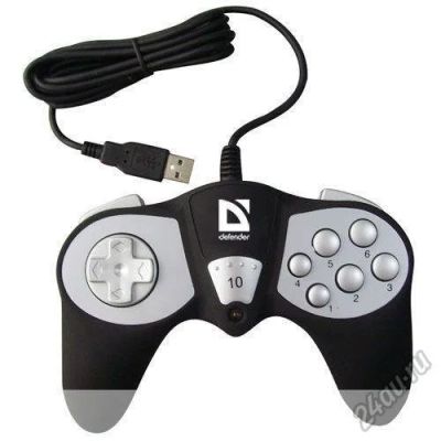 Лот: 5542305. Фото: 1. Геймпад Defender Game Racer Classic... Рули, джойстики