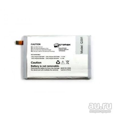 Лот: 9352958. Фото: 1. Б\у аккумулятор bp402b для Micromax... Аккумуляторы