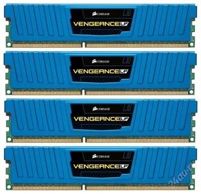 Лот: 2220542. Фото: 1. 16GB DDR3 1600 4x4GB Corsair CML16GX3M4A1600C9B... Оперативная память