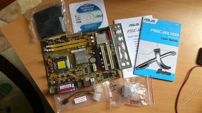 Лот: 2916009. Фото: 1. Материнская плата Asus P5GC-MX... Материнские платы