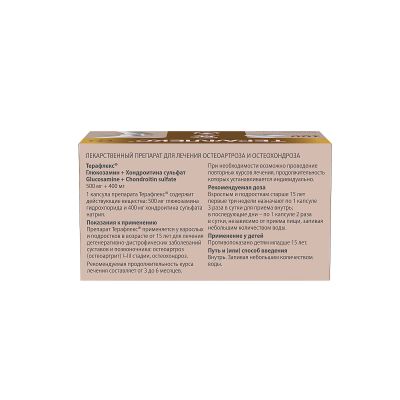 Лот: 23988100. Фото: 1. Терафлекс капс. 500мг+400мг №100. Другое (красота и здоровье)