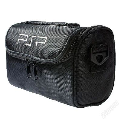 Лот: 1141071. Фото: 1. Сумка для PSP и аксессуаров черная... Запчасти для игровых приставок, консолей