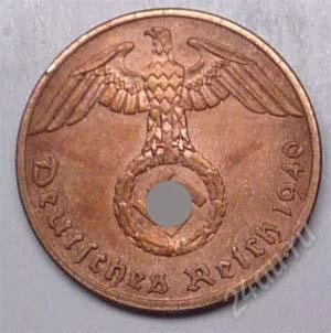 Лот: 1532113. Фото: 1. Германия. 3-й Рейх. 1 рейх пфенниг... Германия и Австрия