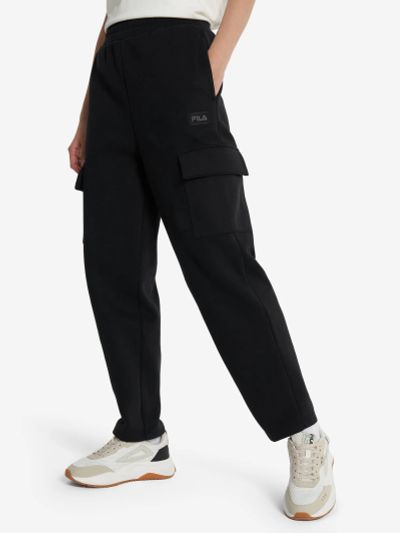Лот: 25409099. Фото: 1. Брюки женские FILA, Черный. Спортивные брюки, штаны