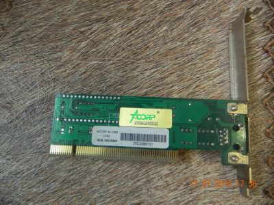 Лот: 7855009. Фото: 1. Сетевая карта PCI ACORP 9L100S. Платы расширения, контроллеры, доп. порты