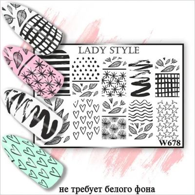 Лот: 10392760. Фото: 1. Слайдер W678 Lady Style. Украшения, дизайн ногтей