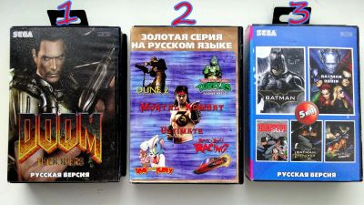 Лот: 4680847. Фото: 1. Картриджи Сега 2 шт. за 200,0... Игры для консолей