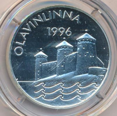 Лот: 9579036. Фото: 1. Финляндия 10 евро 1996 Крепость... Европа