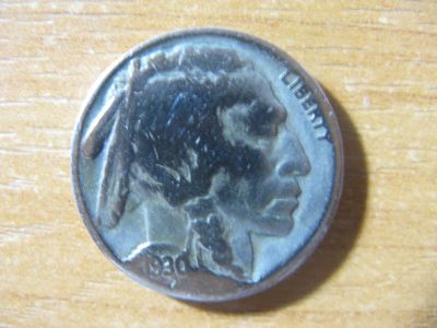 Лот: 12823483. Фото: 1. США 5 центов 1930 года. Бизон... Страны СНГ и Балтии