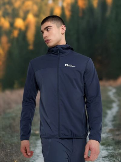 Лот: 25047161. Фото: 1. Куртка софтшелл мужская Jack Wolfskin... Легкие куртки, толстовки