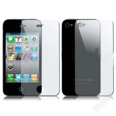Лот: 1696553. Фото: 1. `Защитная пленка для Iphone 4... Защитные стёкла, защитные плёнки