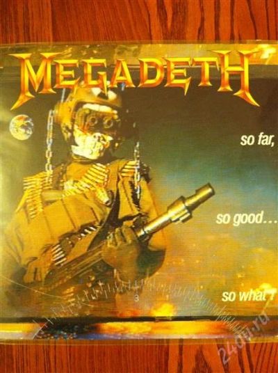 Лот: 876492. Фото: 1. MEGADETH "SO FAR, SO GOOD, SO... Аудиозаписи