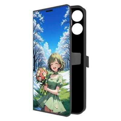 Лот: 25383029. Фото: 1. Чехол Krutoff Eco Book "Аниме... Чехлы, бамперы