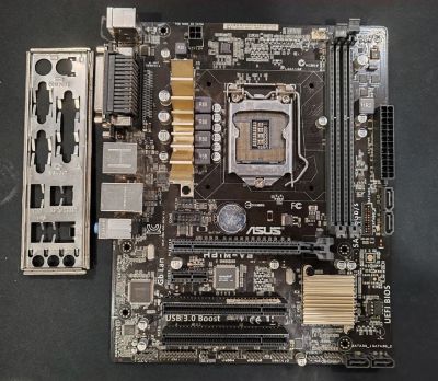Лот: 25789569. Фото: 1. Материнская плата Asus H81M-V3... Материнские платы