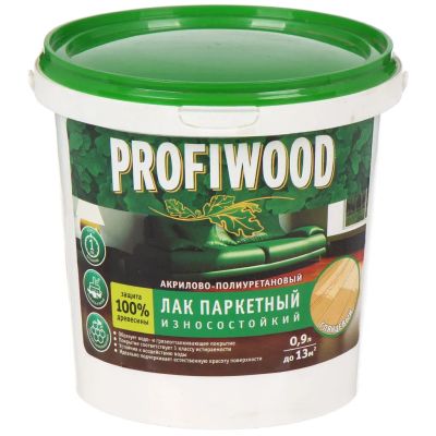 Лот: 24083655. Фото: 1. Лак Profiwood, паркетный, водно-дисперсионный... Краски, лаки, растворитель