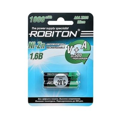 Лот: 22978802. Фото: 1. АКБ Ni-Zn AAA Robiton 550mAh... Батарейки, аккумуляторы, элементы питания