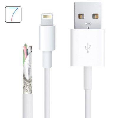 Лот: 4347435. Фото: 1. USB дата кабель Lightning 8 Pin... Дата-кабели, переходники