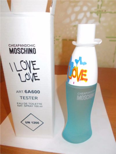Лот: 10316120. Фото: 1. Cheap & Chic I Love Love от Moschino... Женская парфюмерия