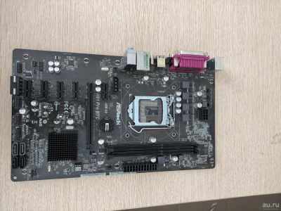 Лот: 16778011. Фото: 1. Asrock H81 pro btc новая гнутый... Материнские платы