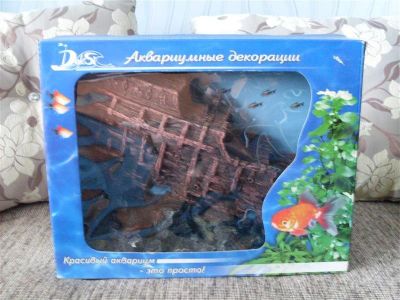 Лот: 891745. Фото: 1. корабль для аквариума. Грунты, украшения, наполнения